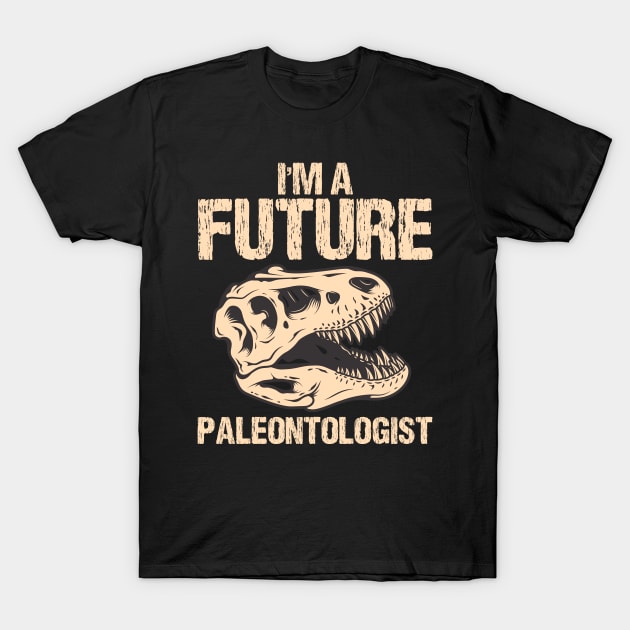 Paleontologist dinosaur Fathers Day Gift Funny Retro Vintage T-Shirt by zyononzy